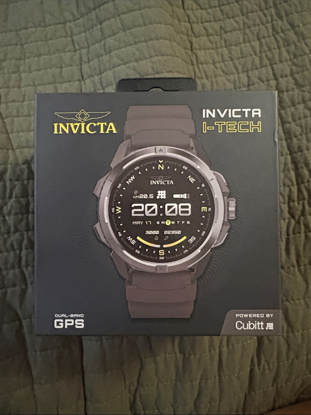 Invicta I-TECH Smartwatch - Black and Yellow Accents 53 mm watch face